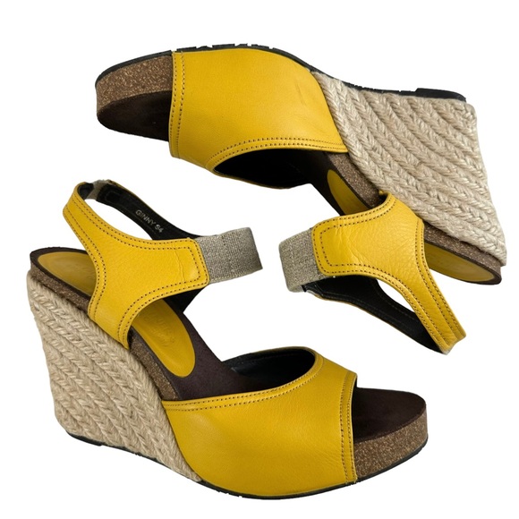 Donald J Pliner Ginny Espadrille Cork Wedge Sandals Size 7M - Picture 6 of 16